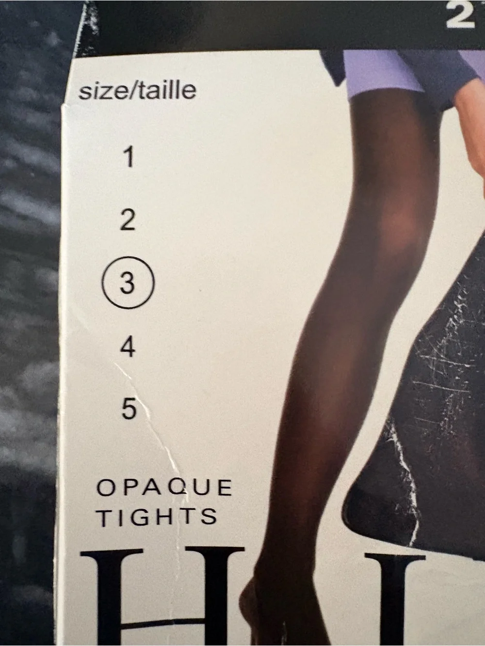NWT Hue Teal Turquoise Blue Opaque Tights Size 3